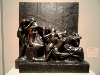 Lamenting Group, c. 1900, by Paul-Albert Bartholome, bronze - Art Institute of Chicago - DSC09609
