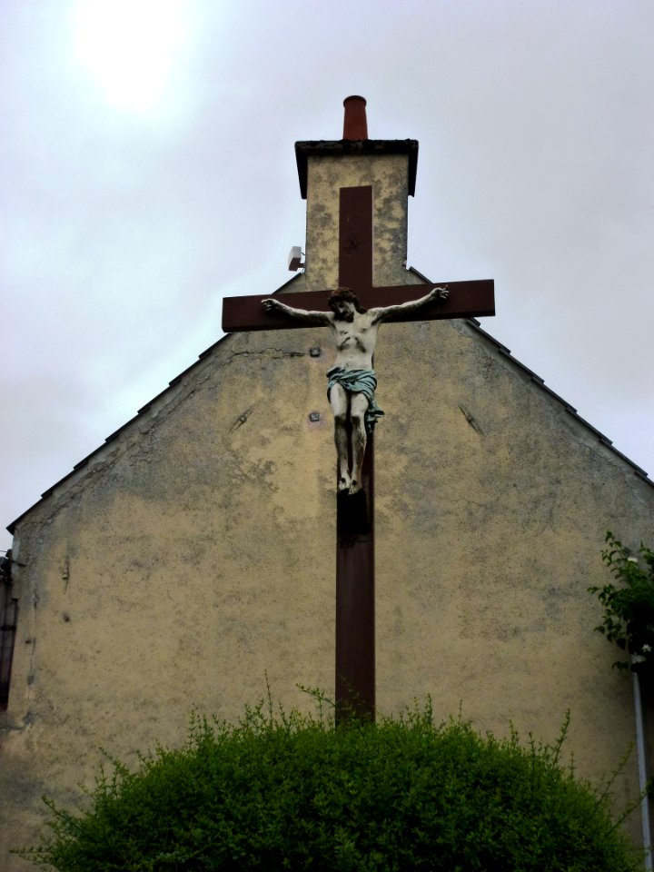 Lambres (Pas-de-Calais) croix de chemin
