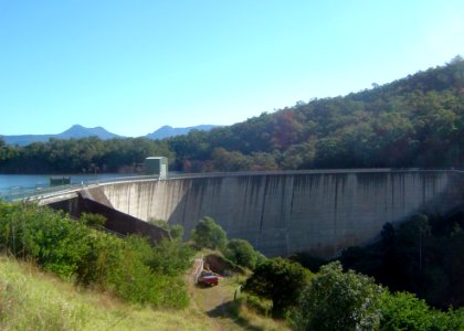 Lake Moogerah dam wall