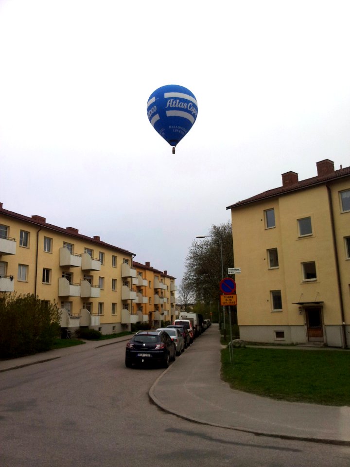 Luftballong över Rämensvägen 2014