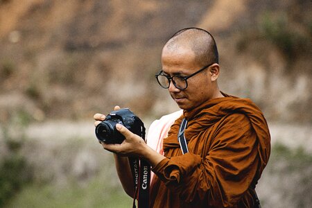 Camera hobbyist man