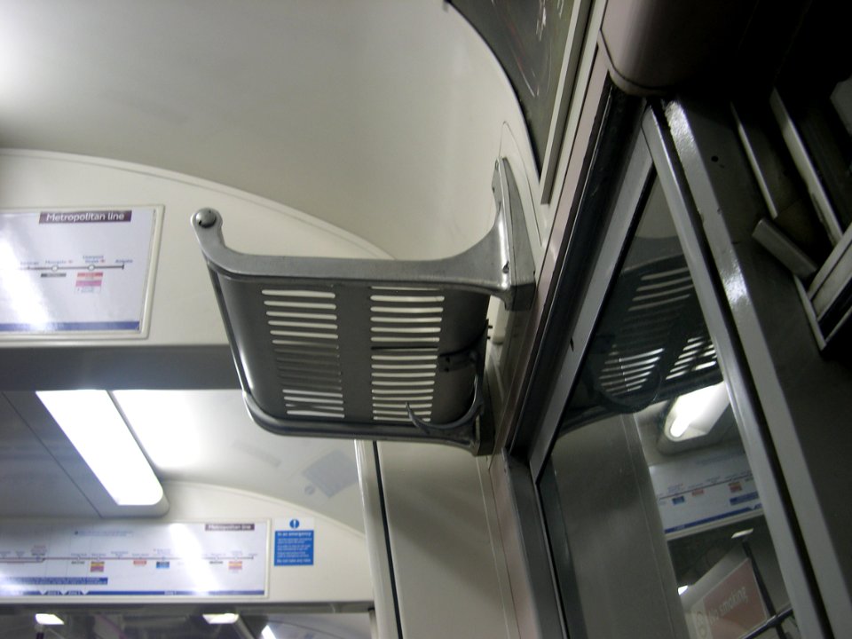 Luggage rack and umbrella hook on A60