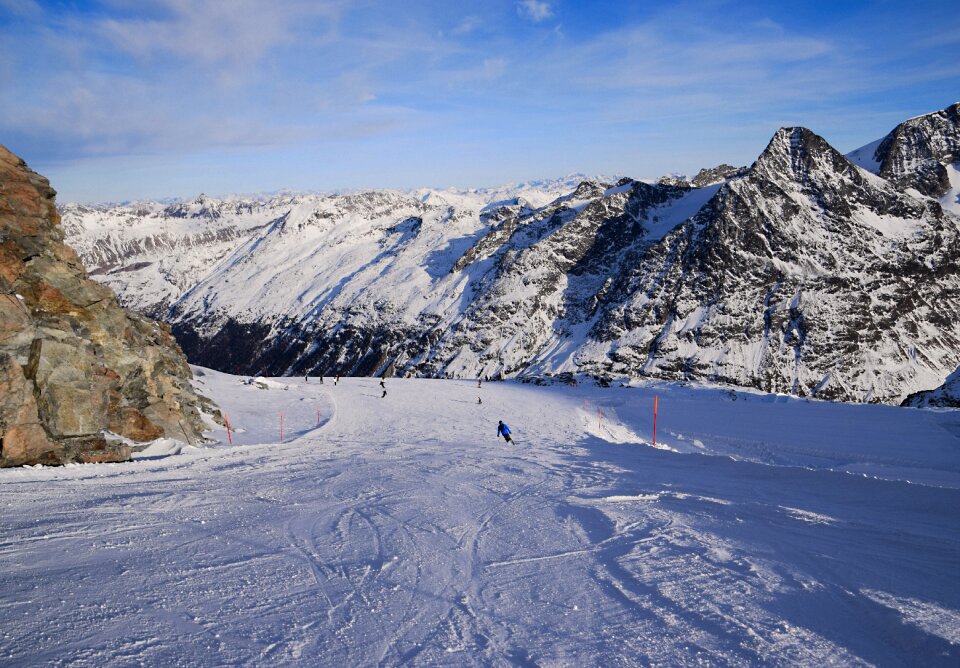 Ski area ski station skiing