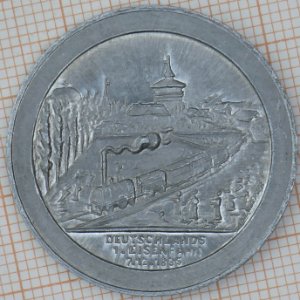 Ludwigs-Eisenbahn Nürnberg-Fürth 1921 - 200 Pfennig - Avers photo