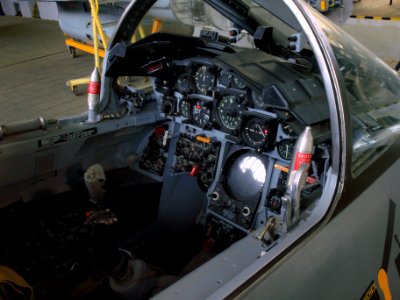 Luftwaffe cockpit of F-104 Starfighter 25+29