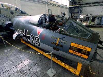Luftwaffe part of a F-104 Starfighter fuselage 25+29