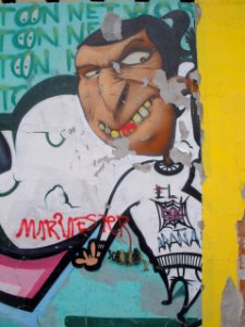 Lugones (Siero) - graffiti 1