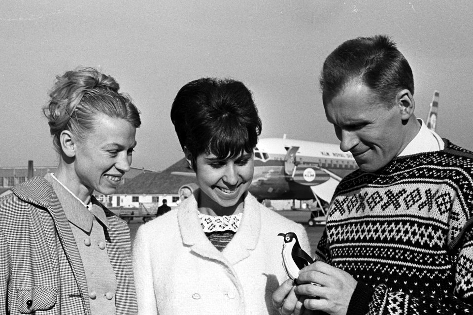 Ludmila Belousova, Petra Burka, Oleg Protopopov 1965b