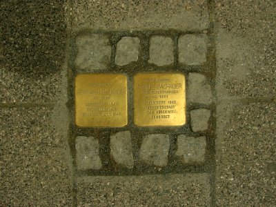 Luitpoldstr 14 Eichstätt -Stolpersteine Dachauer (2)