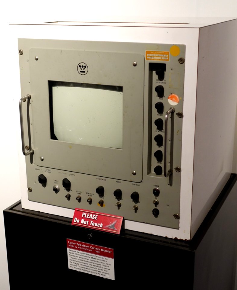 Lunar Television Camera Monitor, Westinghouse, 1969 - National Electronics Museum - DSC00574