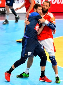 Luka Karabatic et Jesper Noddesbo-20160110