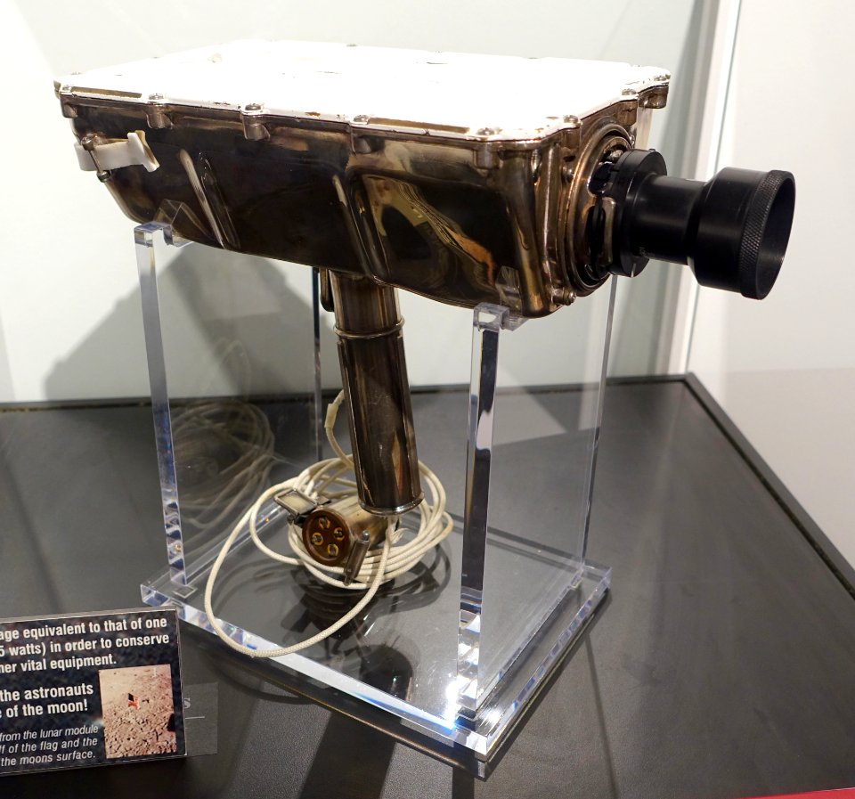 Lunar Television Camera for Apollo 11 Moon Landing, Westinghouse, identical to the model used on the moon - National Electronics Museum - DSC00569