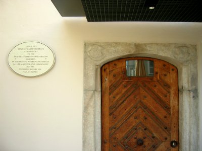 Luitpoldstr 26 Eichstätt -Tür und Infotafel