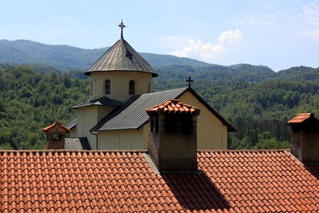 Chimney tile tiled photo