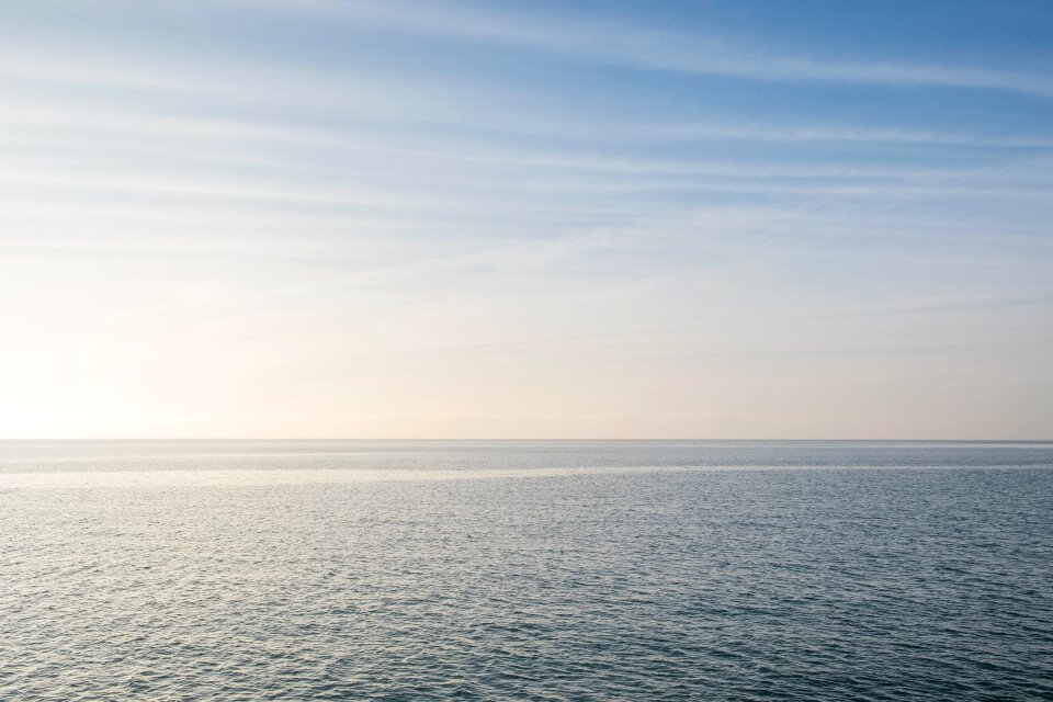 Morning sunrise water