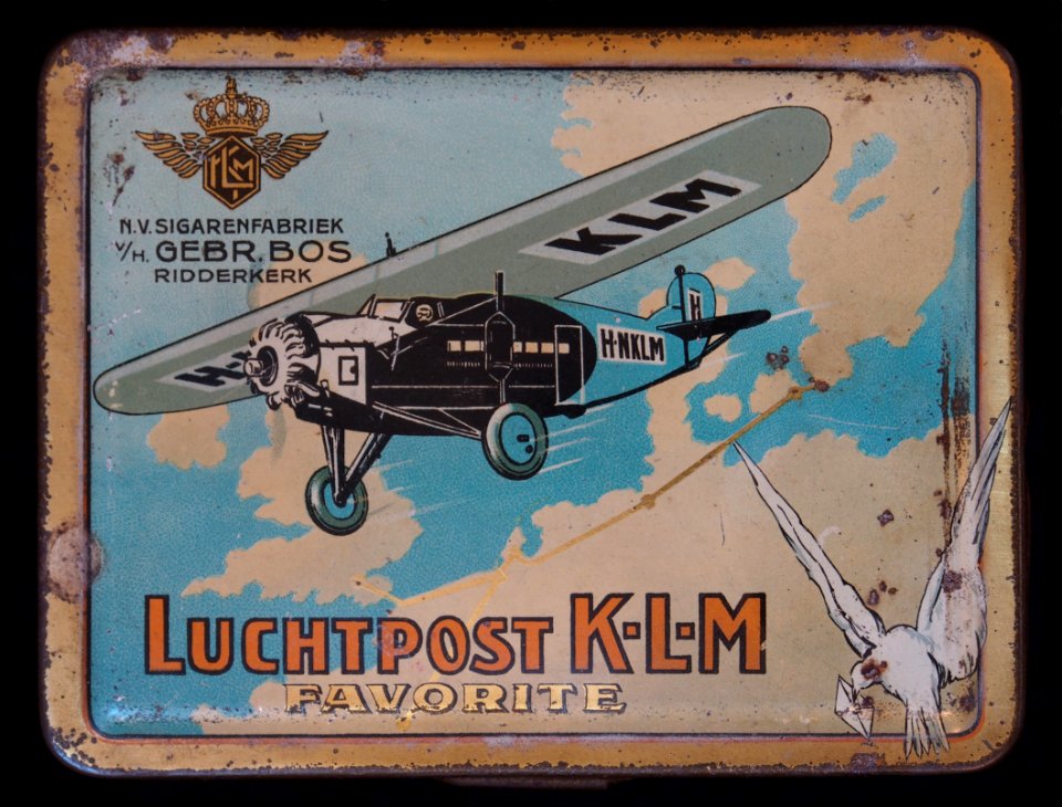 Luchtpost KLM Favorite sigarenblikje
