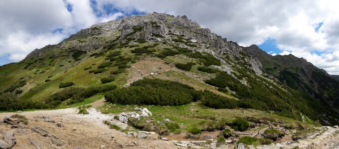 The high tatras landscape nature photo