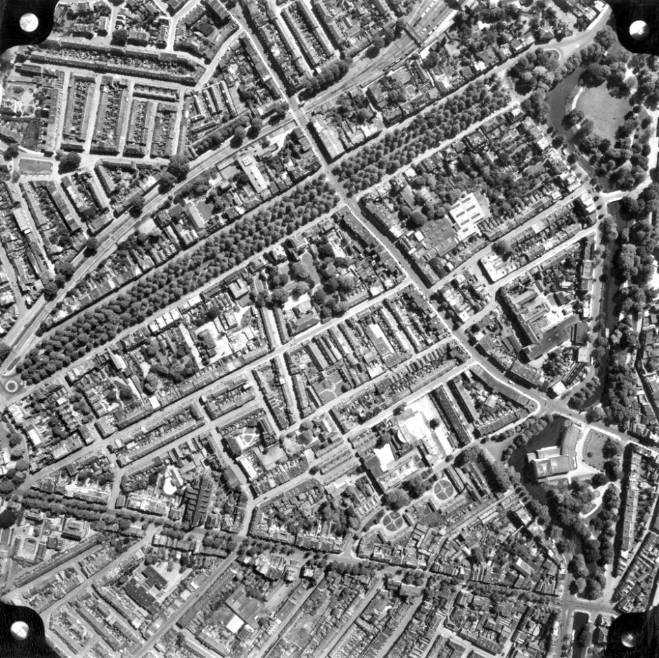 Luchtfoto van de wijk Buiten Wittevrouwen te Utrecht - HUA-44133