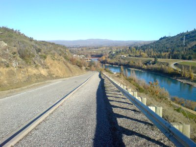 Looking East Along The Clutha River