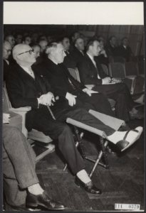 Looncongres van de Katholieke Arbeiders Beweging (KAB) in Utrecht in gebouw K & , Bestanddeelnr 114-0379