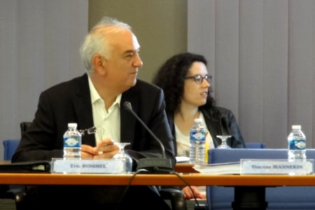 Loon-Plage (Nord) Eric Rommel et Vincent Jeanneken au conseil municipal, 25 juin 2018
