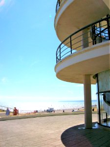 Looking out to sea from the De La Warr Pavilion photo