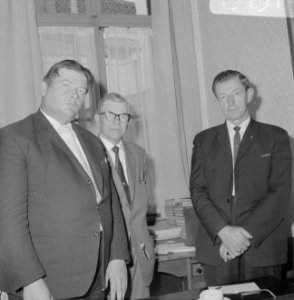 Loon en prijsbeleid in Tweede Kamer , v.l.n.r. Harmsen, Voogd, Koekoek, Tweede-k, Bestanddeelnr 919-1918