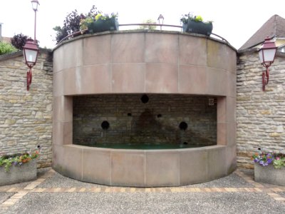 Lorquin (Moselle) fontaine