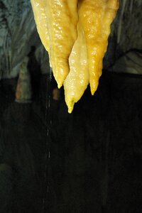 Stalactite potholing underground