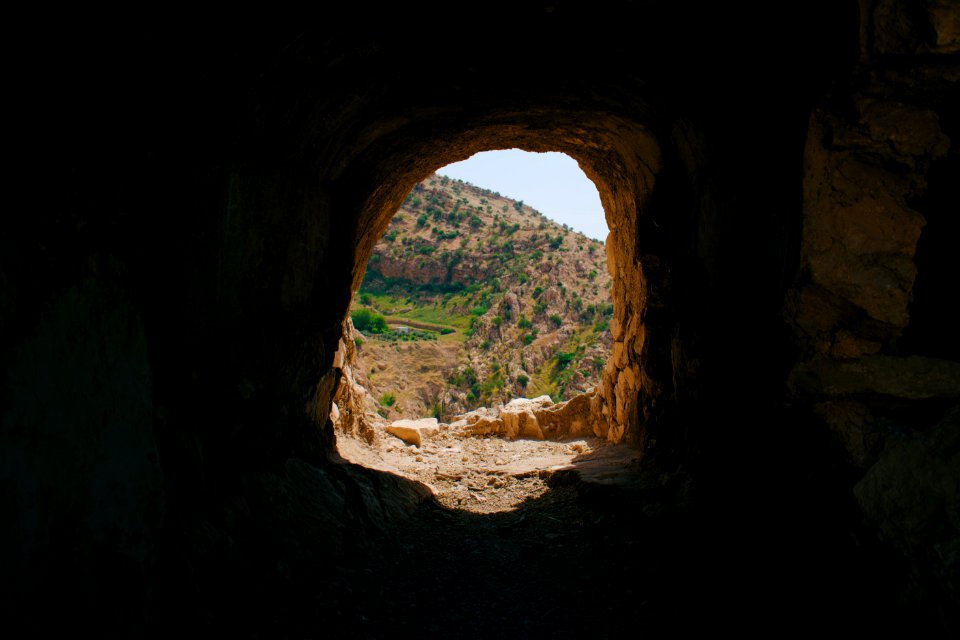 Lookout cave at the Monastery of Saint Matthew