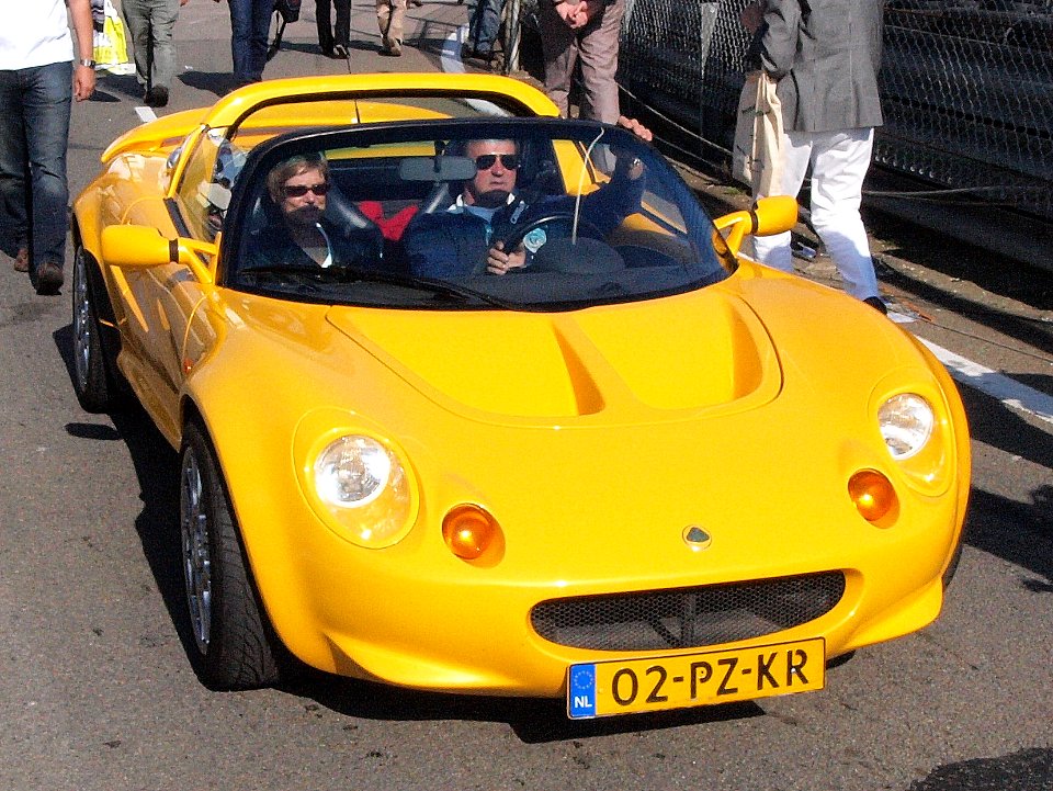 Lotus ELISE (LHD & RHD) dutch licence registration 02-PZ-KR