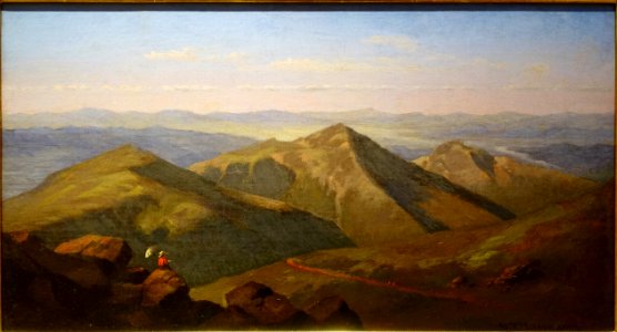 Looking North from Mount Washington, by Nicolay Tysland Leganger, 1865, oil on canvas - Peabody Essex Museum - DSC07110