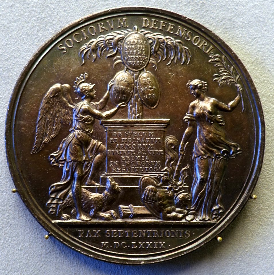 Louis XIV, Peace in the North, by Anton Meybusch, 1679 - Bode-Museum - DSC02793