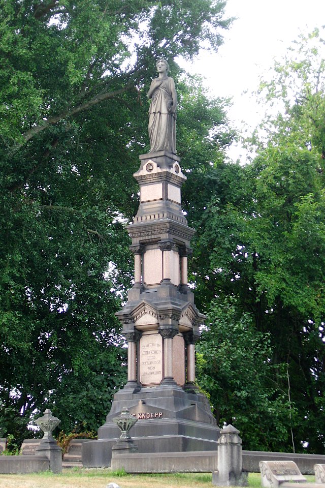Louis Knoepp monument, St. Paul’s Cemetery, Mount Oliver, 2020-08-21, 02