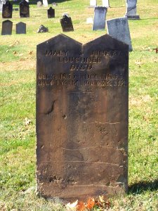 Loughner (Mary and Jonas), Brush Creek Cemetery, 2015-10-26, 01