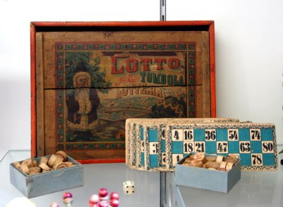 Lotto Tombola Lotteria game, Musée du jouet de Colmar