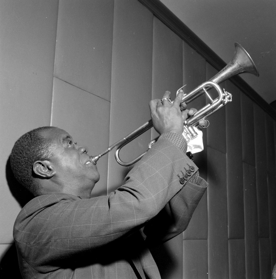 Louis Armstrong bezoekt Amsterdam, Bestanddeelnr 907-4102