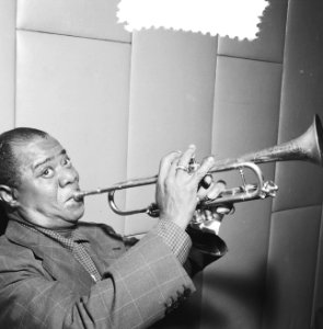 Louis Armstrong bezoekt Amsterdam, Bestanddeelnr 934-5705