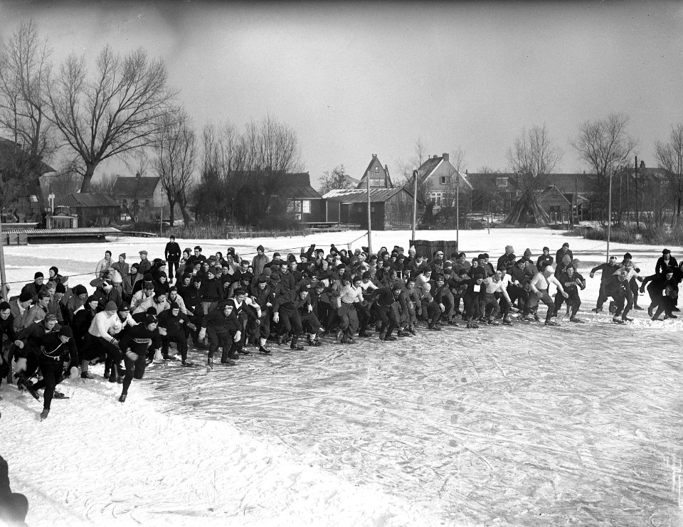 Loosdrecht schaatst honderdtwintig kilometer, Bestanddeelnr 902-0223