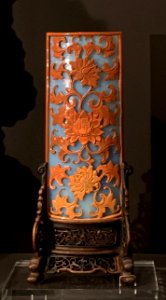 Lotus ornament, China, Qing dynasty, 18th century, at the National Museum of Scotland