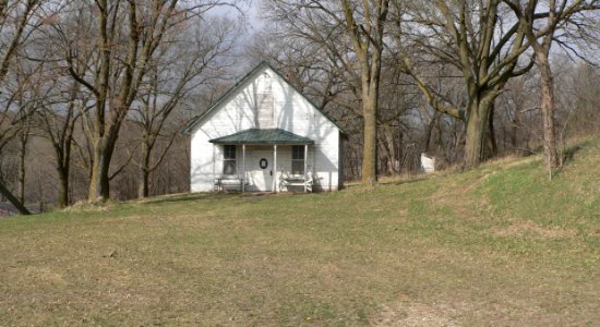 Long Creek School setting from E