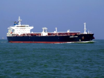 London Star - IMO 9330343 - Callsign A8KN4 p1 approaching Port of Rotterdam, Holland 01-Apr-2007