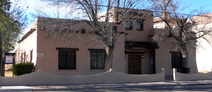 Lordsburg-Hidalgo Library from NE 1