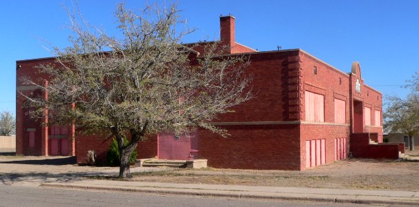 Lordsburg, NM, old high school from S 1