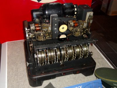 Lorenz SZ40 cipher machine (TUNNY) - National Cryptologic Museum - DSC07882