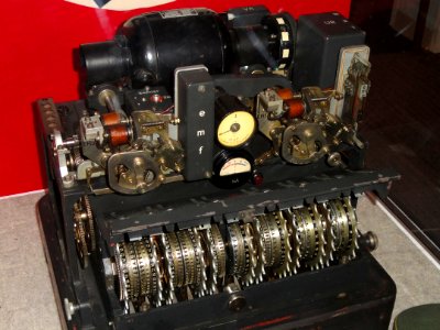 Lorenz SZ40 cipher machine (TUNNY) - National Cryptologic Museum - DSC07883