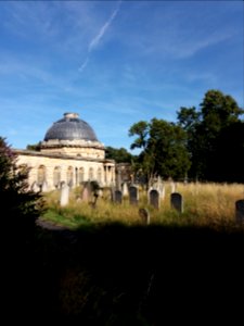 London - Brompton Cemetery, chapel from outside the Great Circle