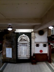 London - Baker Street tube station, 1914-1918 war memorial