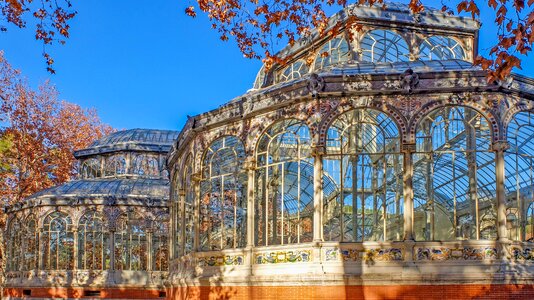 Park garden glass roof