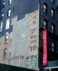 Longacre hotel ghost sign 157 W 47th St jeh